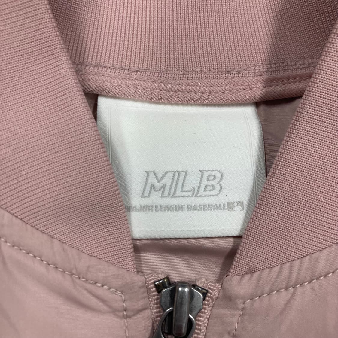 MLB LA다저스 핑크 컬러 플로럴 봄버 자켓 상품이미지3