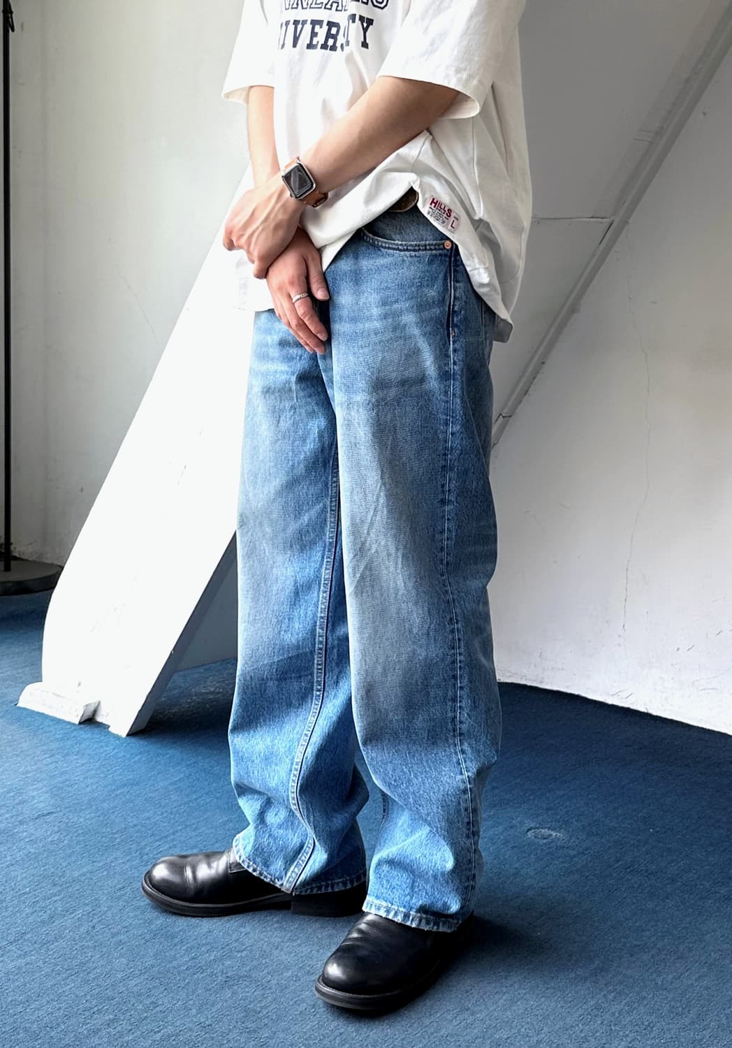 5pkt denim wide straight pants 상품이미지4