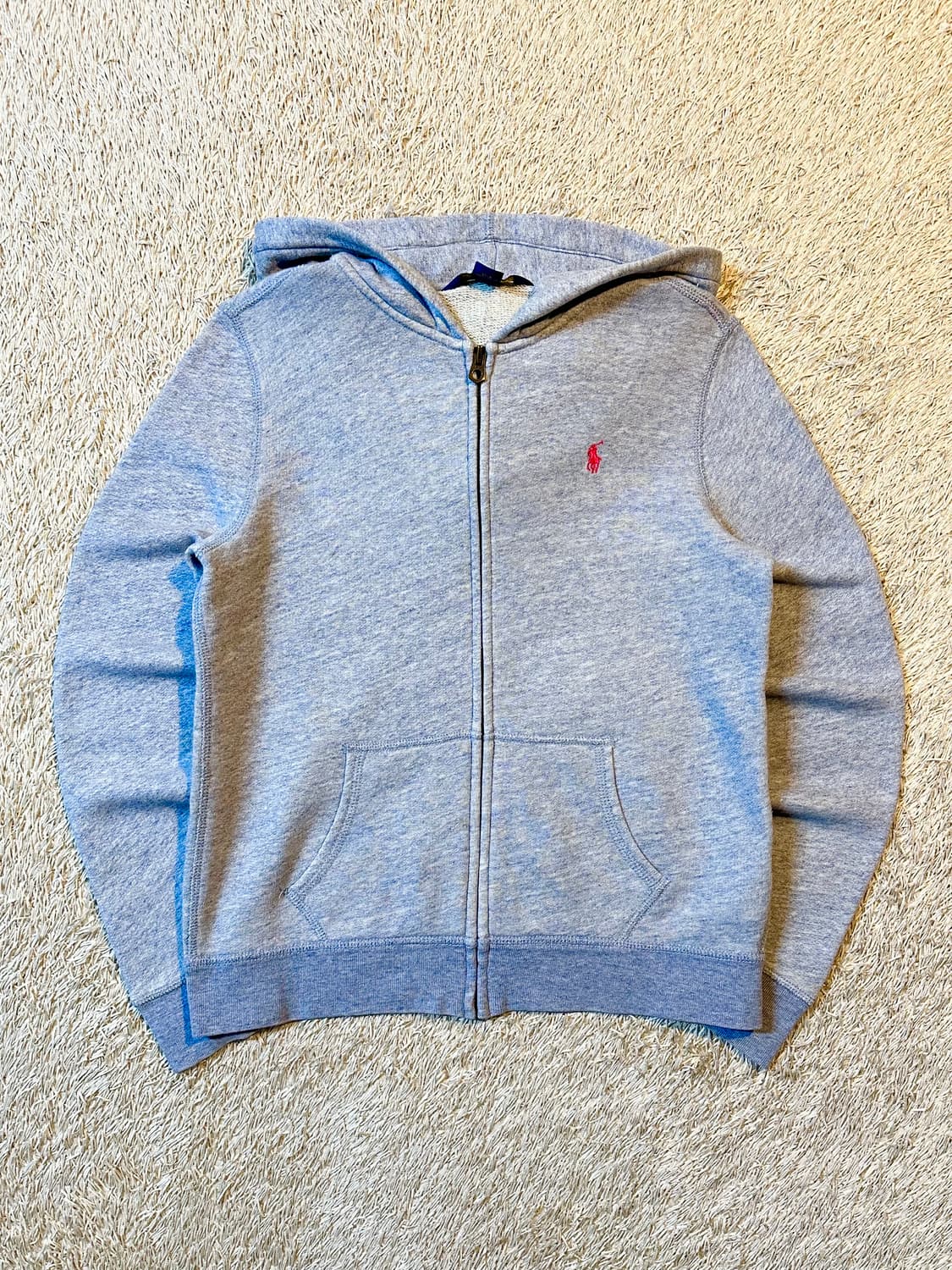 폴로 랄프로렌 신형 걸즈 핑크포니 후드집업 소라 상품이미지1