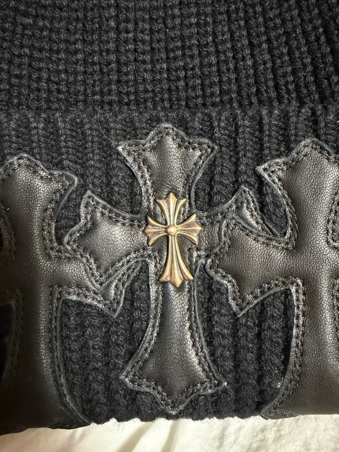 크롬하츠 레더 트리플크로스 타이니 크로스 비니 새상품 상품이미지2