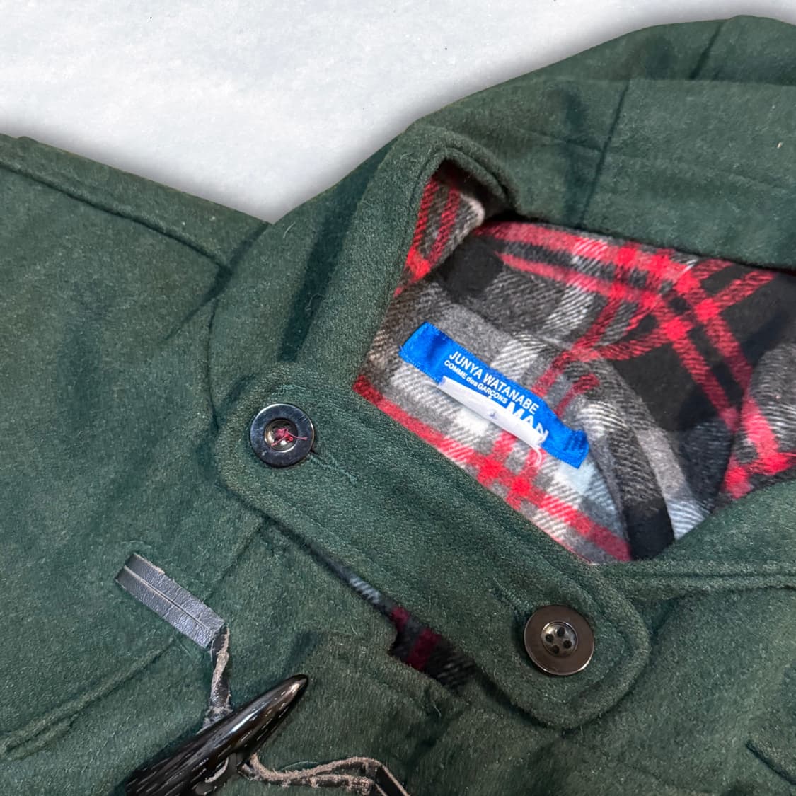 준야와타나베 꼼데가르송 맨 더플 떡볶이 코트 상품이미지7