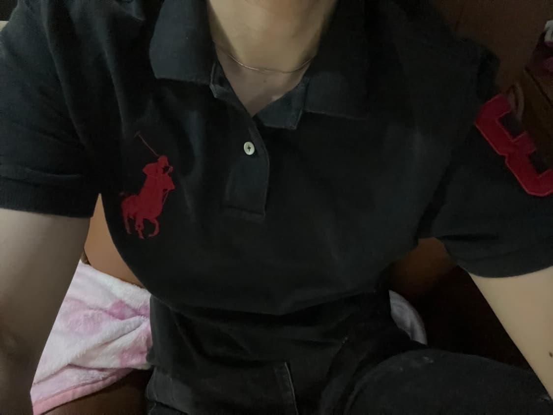 폴로 빅포니 카라티 블랙 레드 상품이미지1