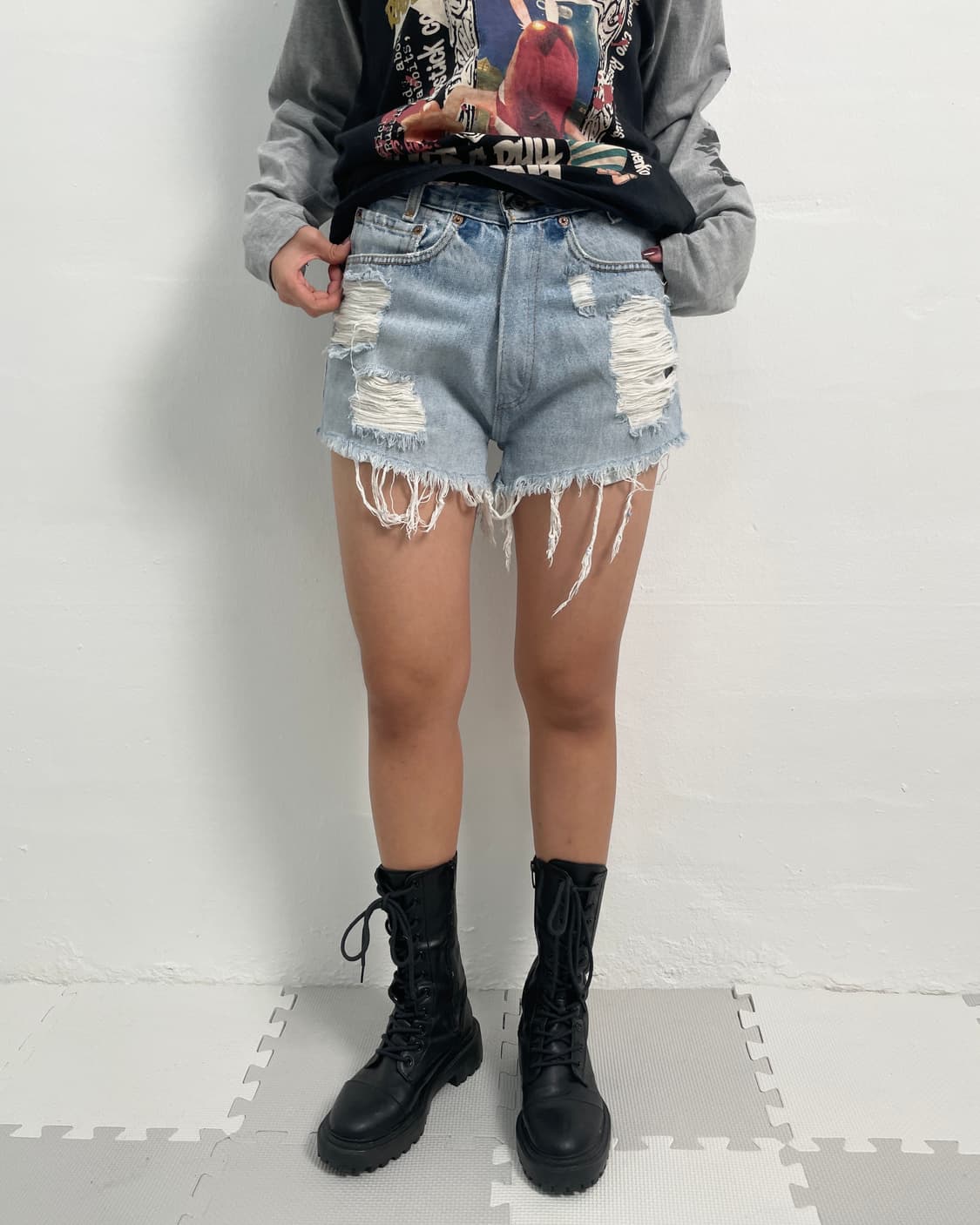 vintage levi’s denim shorts    상품이미지5