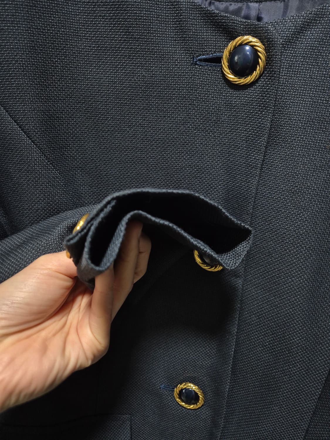 (세일)JPN VTG 금장 버튼 자켓 상품이미지6