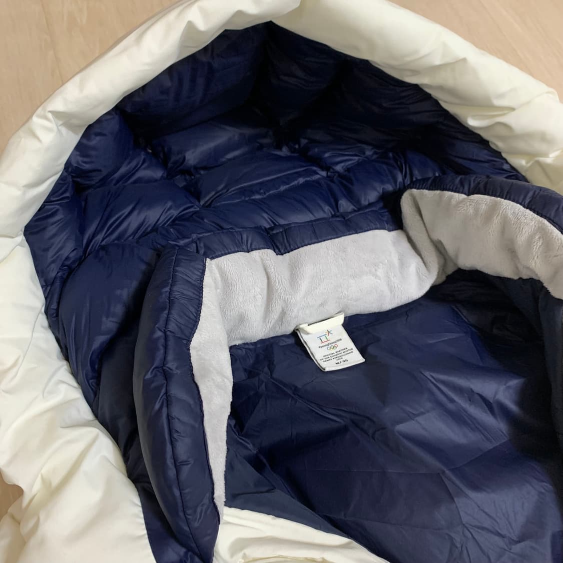 노스페이스 평창동계올림픽 화이트 롱패딩 오리털 M 95 상품이미지5