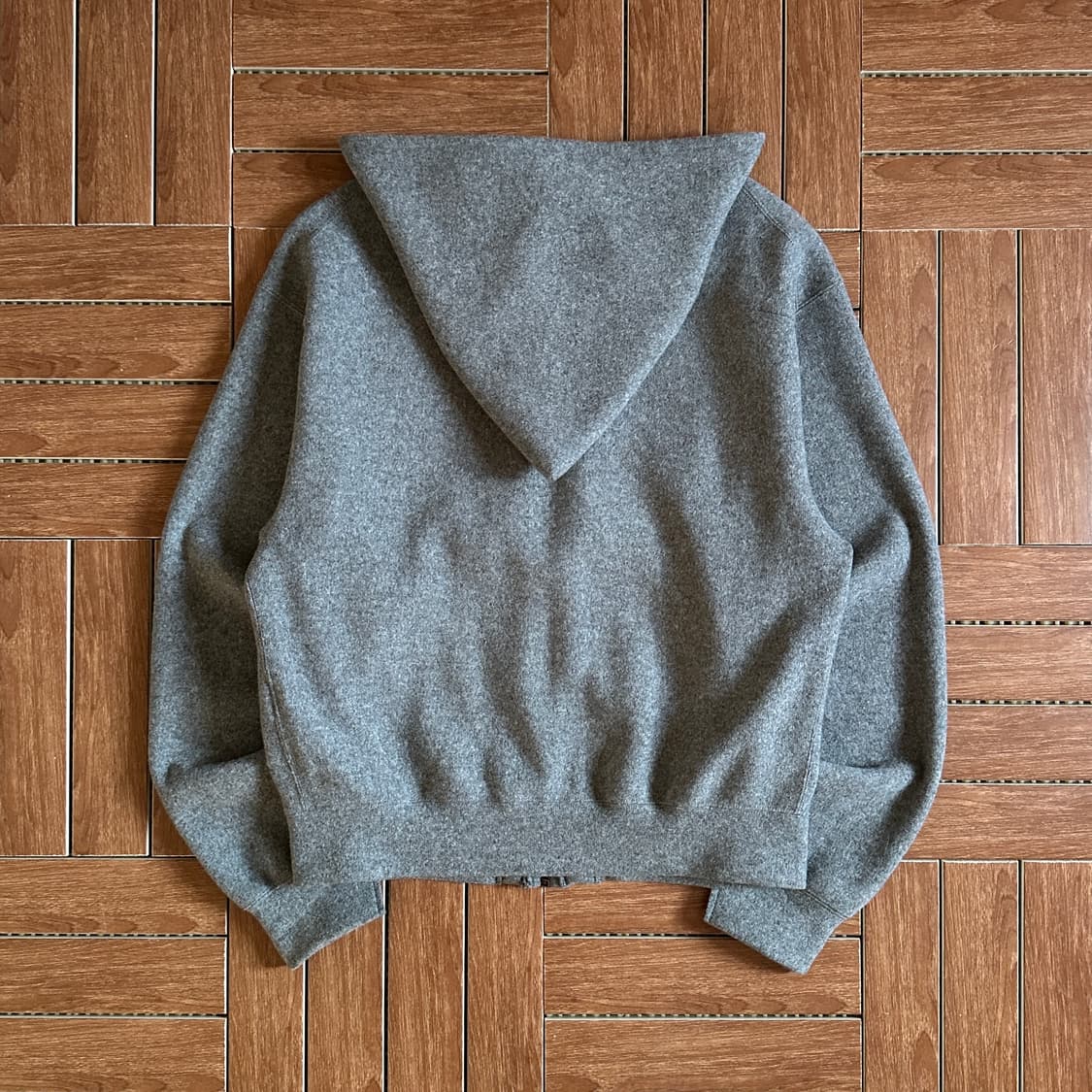 Sunsea wool melton zip-up hoodie 상품이미지4