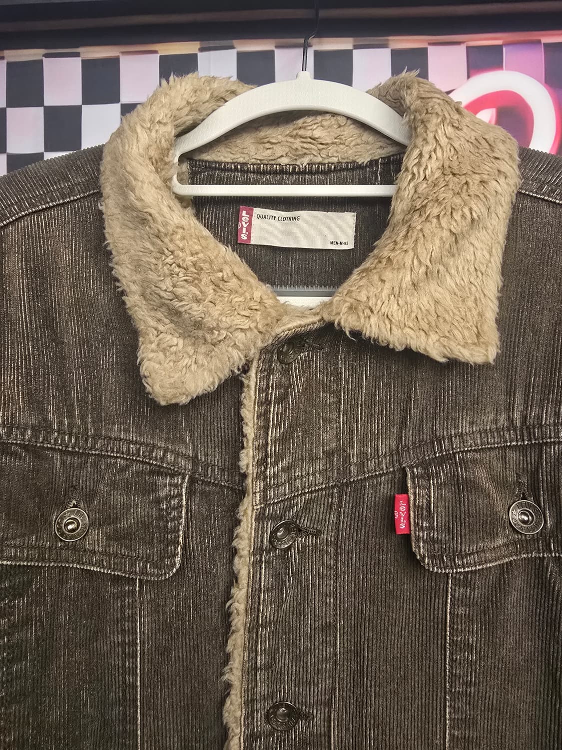 리바이스(Levi's) 코듀로이 쉐르파 브라운 트러커 재킷 상품이미지2