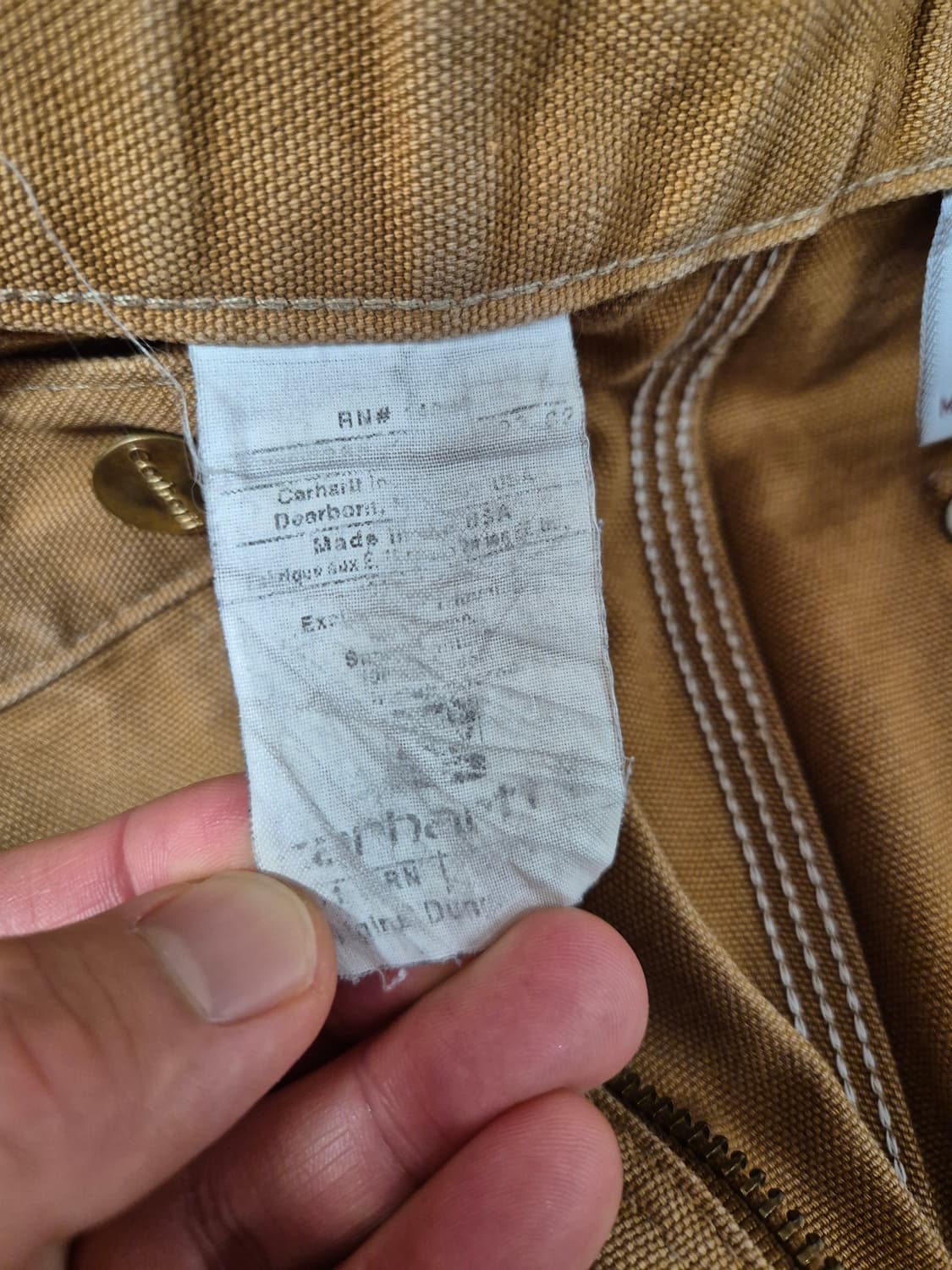 00s USA 빈티지 칼하트 더블니 (32) 상품이미지6