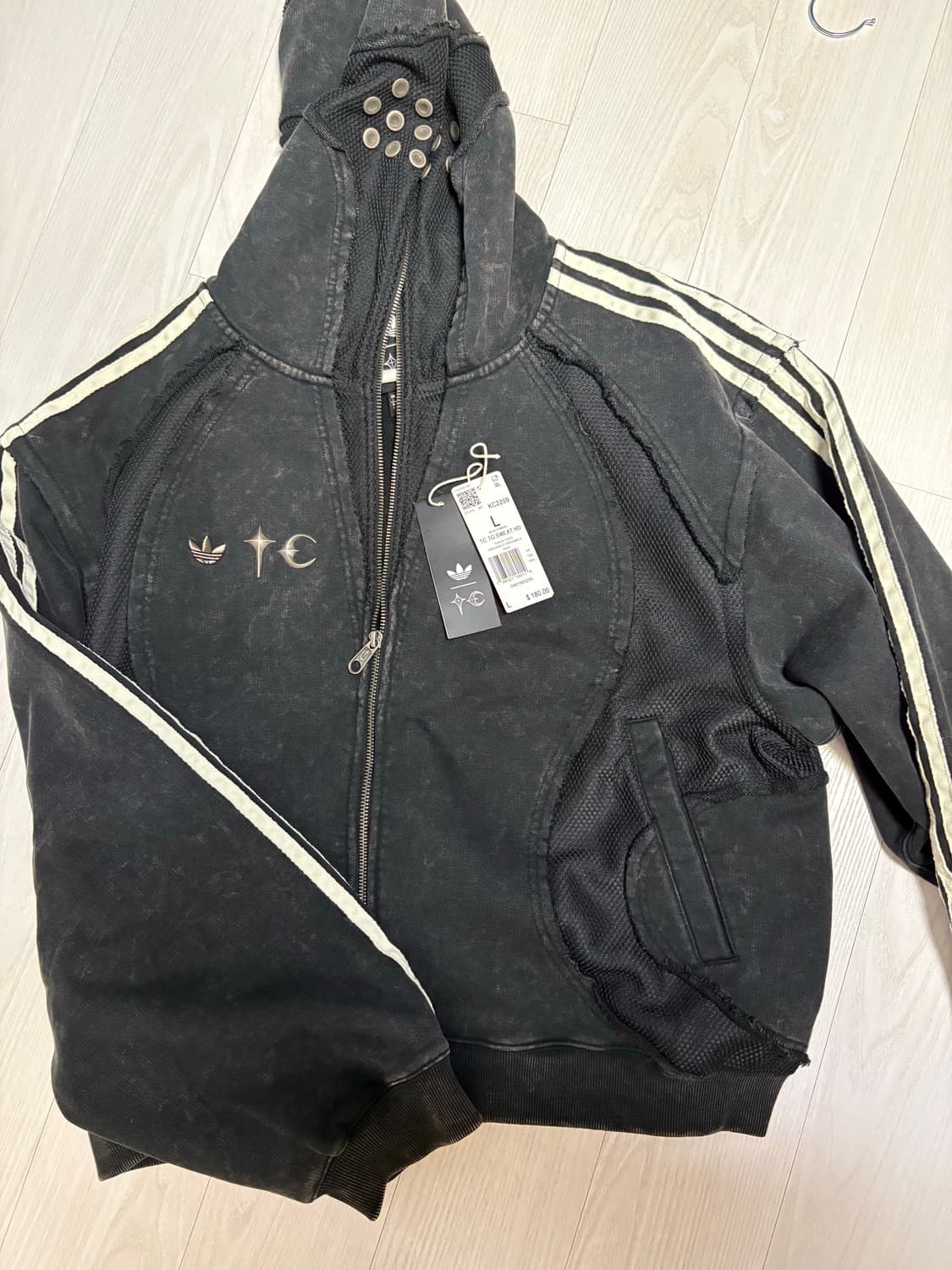 아디다스 떠그클럽 후드집업US L새상품 상품이미지1