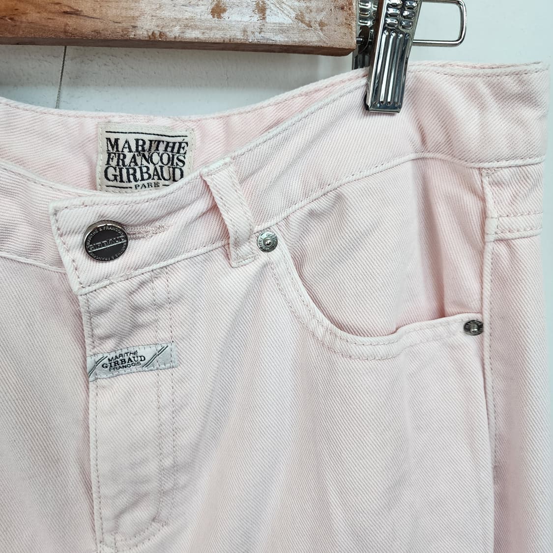 마리떼프랑소와저버 핑크 와이드 데님 팬츠 상품이미지2