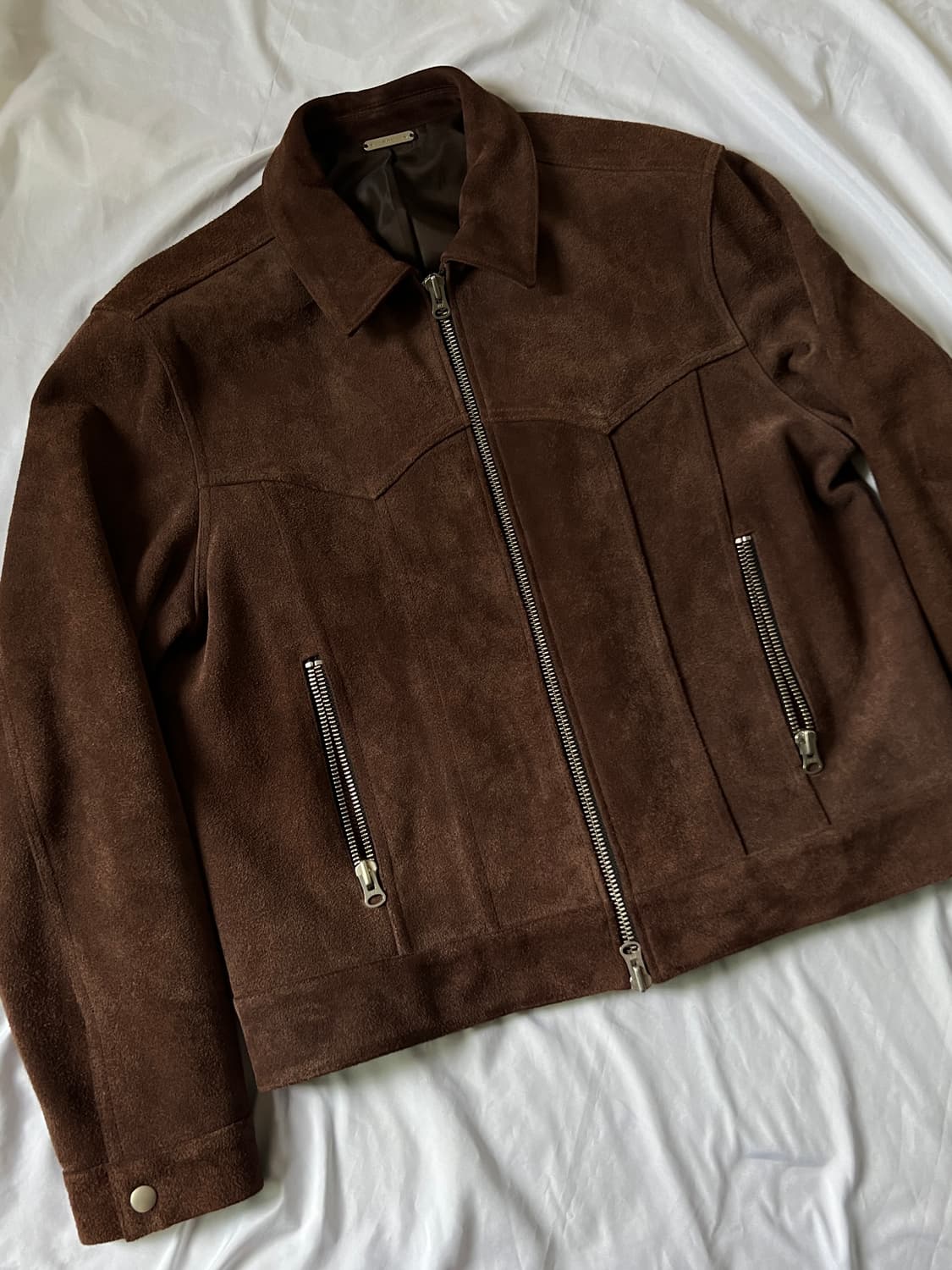 [L] 토니웩 웨스턴 스웨이드 집업 자켓 상품이미지1