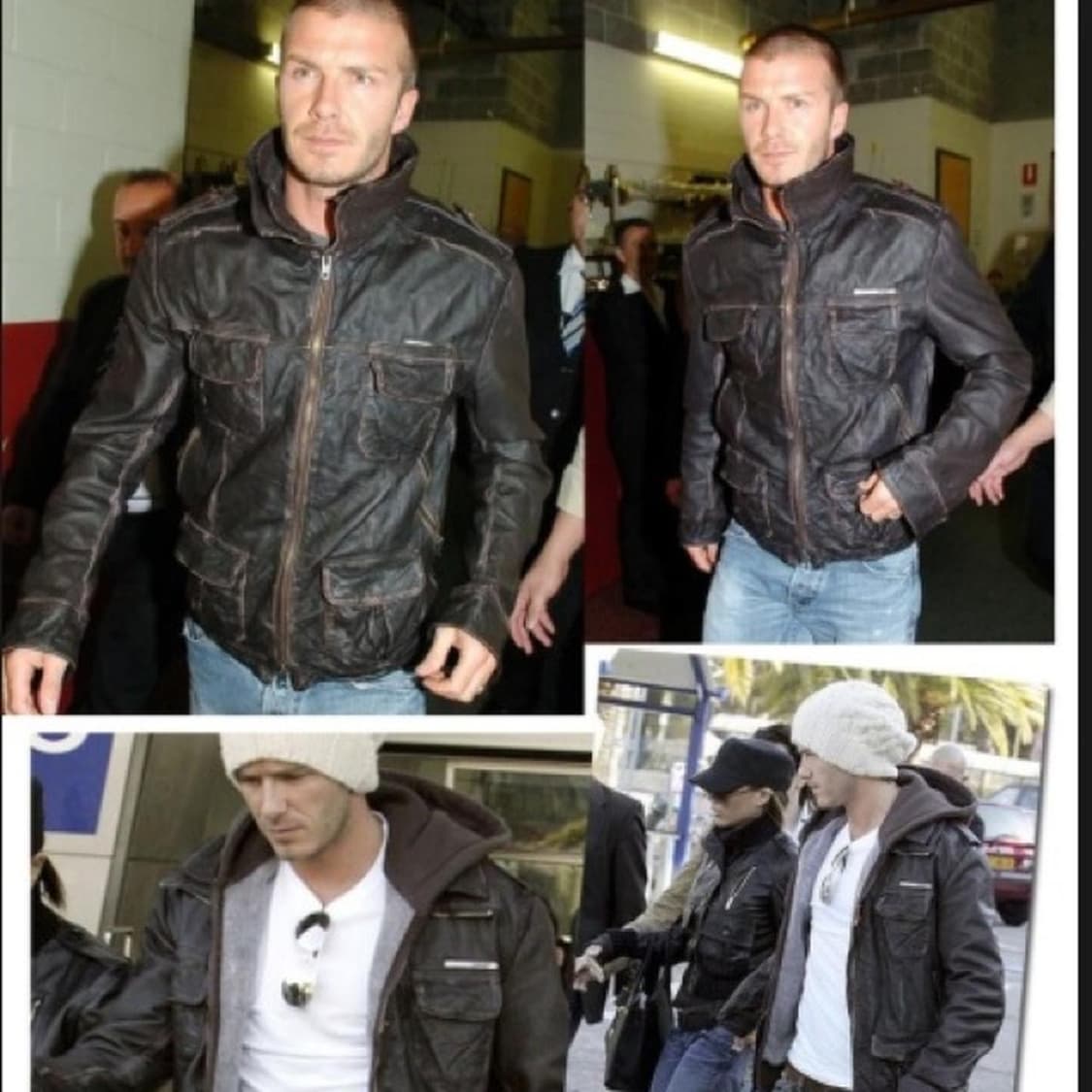 슈퍼드라이 베컴 더블 카라 가죽자켓 s 상품이미지4