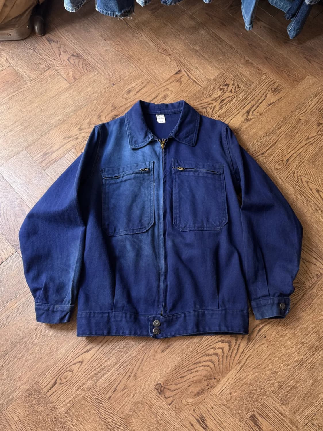 [M]Le Mont Carmel 썬페이딩 메카닉 프렌치 워크자켓 상품이미지1