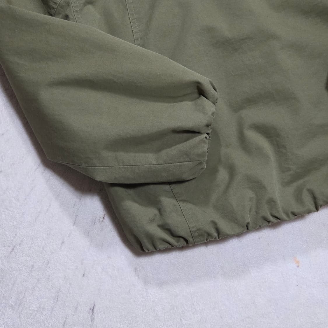 빈티지 카키 빅포켓 반크롭 누빔 점퍼 상품이미지6