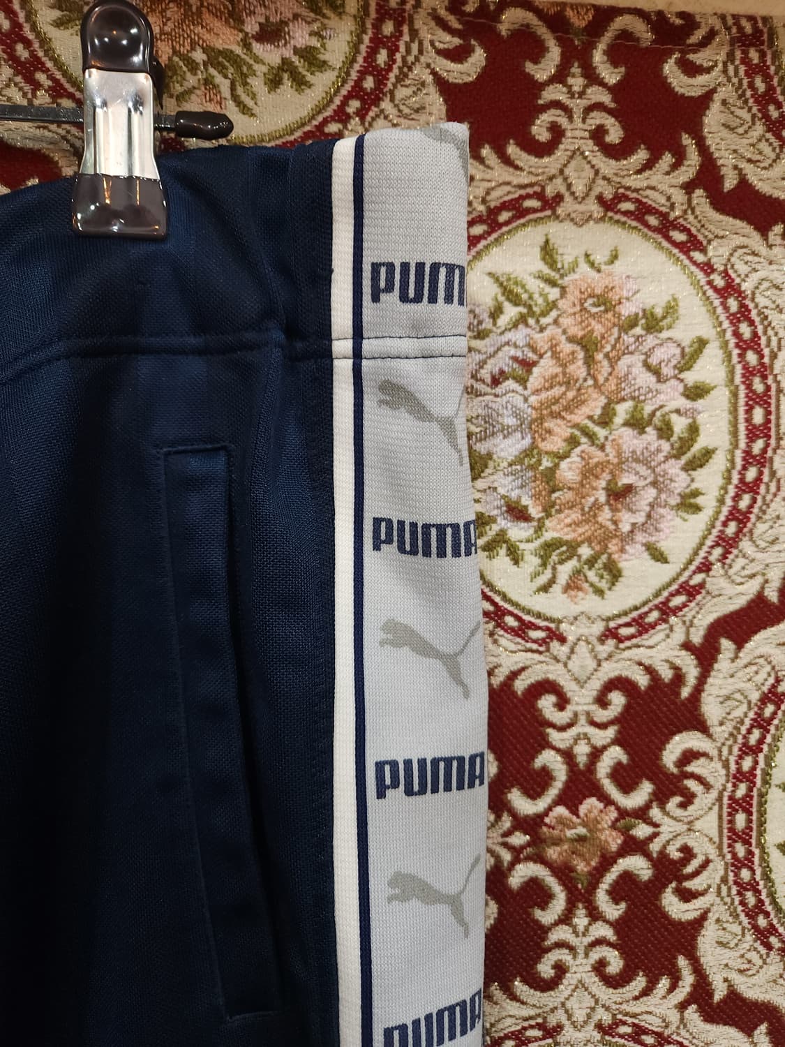 푸마 사이드라인 트레이닝 팬츠 일본판 네이비/그레이

 상품이미지3