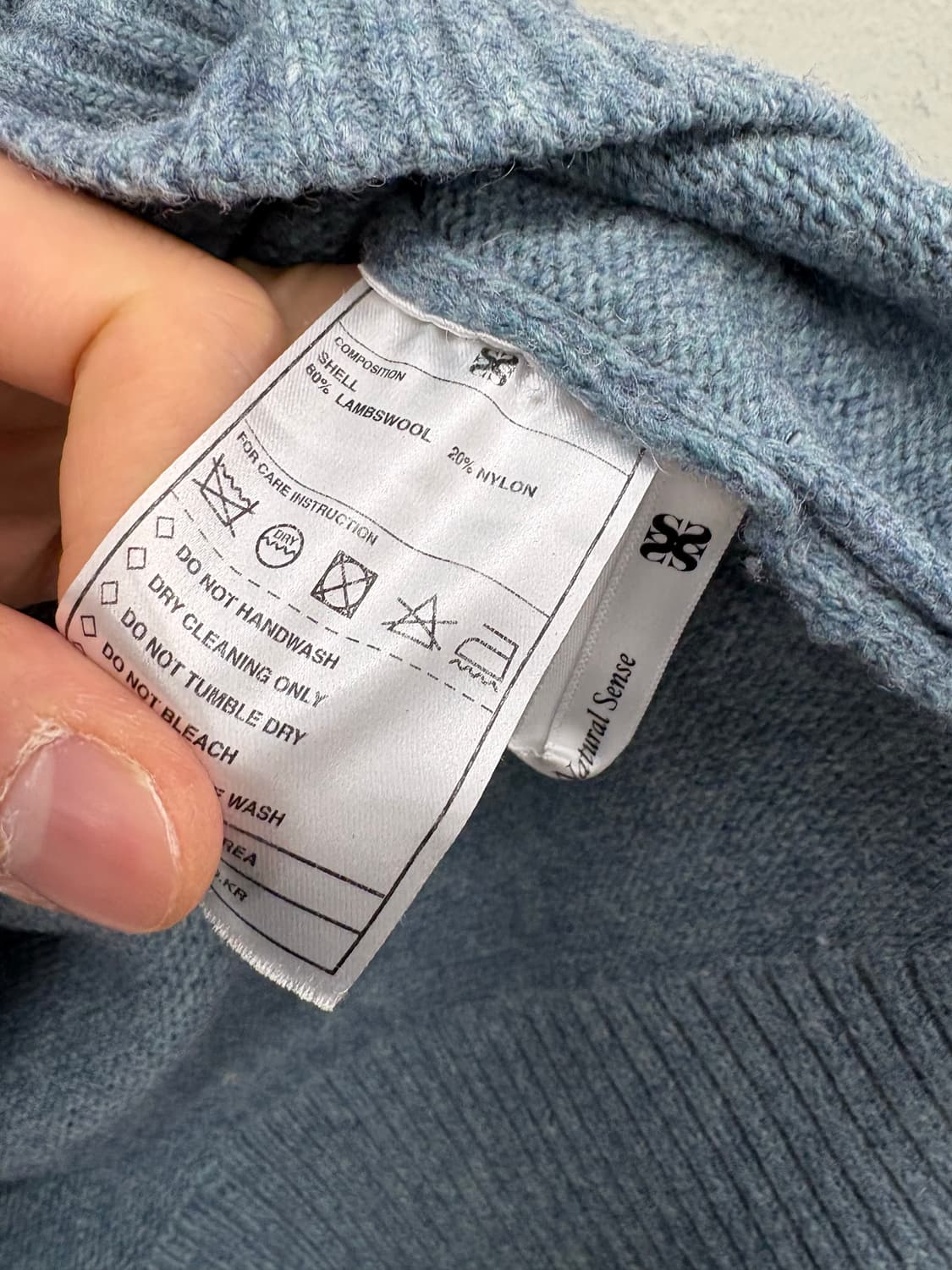 SATUR 세터 램스울 카라 니트 상품이미지7