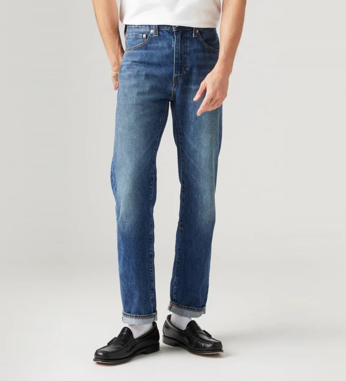 리바이스 505 레귤러 셀비지 프리미엄 데님 00505-2902 상품이미지1