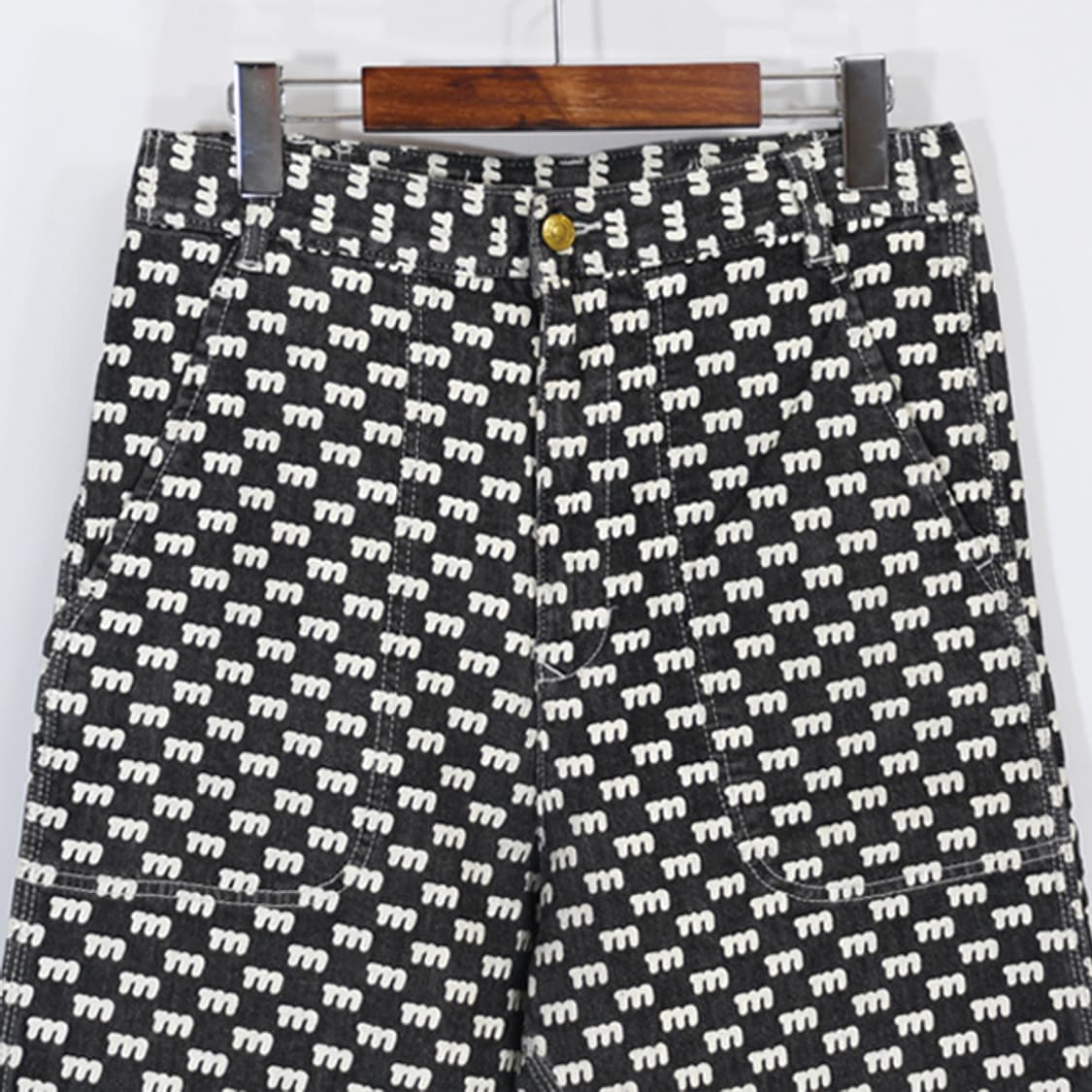 mercibeaucoup 패턴데님팬츠 상품이미지3