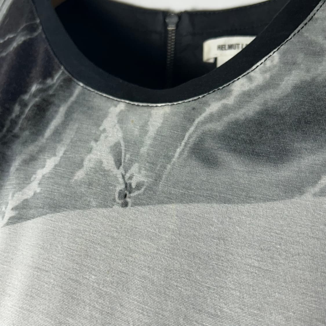 [HELMUT LANG] 헬무트랭 투톤 패치워크 하프 티셔츠 상품이미지6