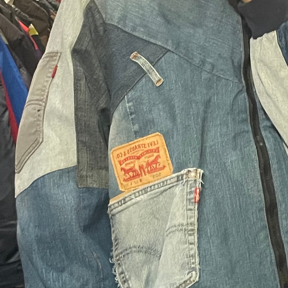 [IM] 리바이스 리메이크 데님 카라 자켓 상품이미지4