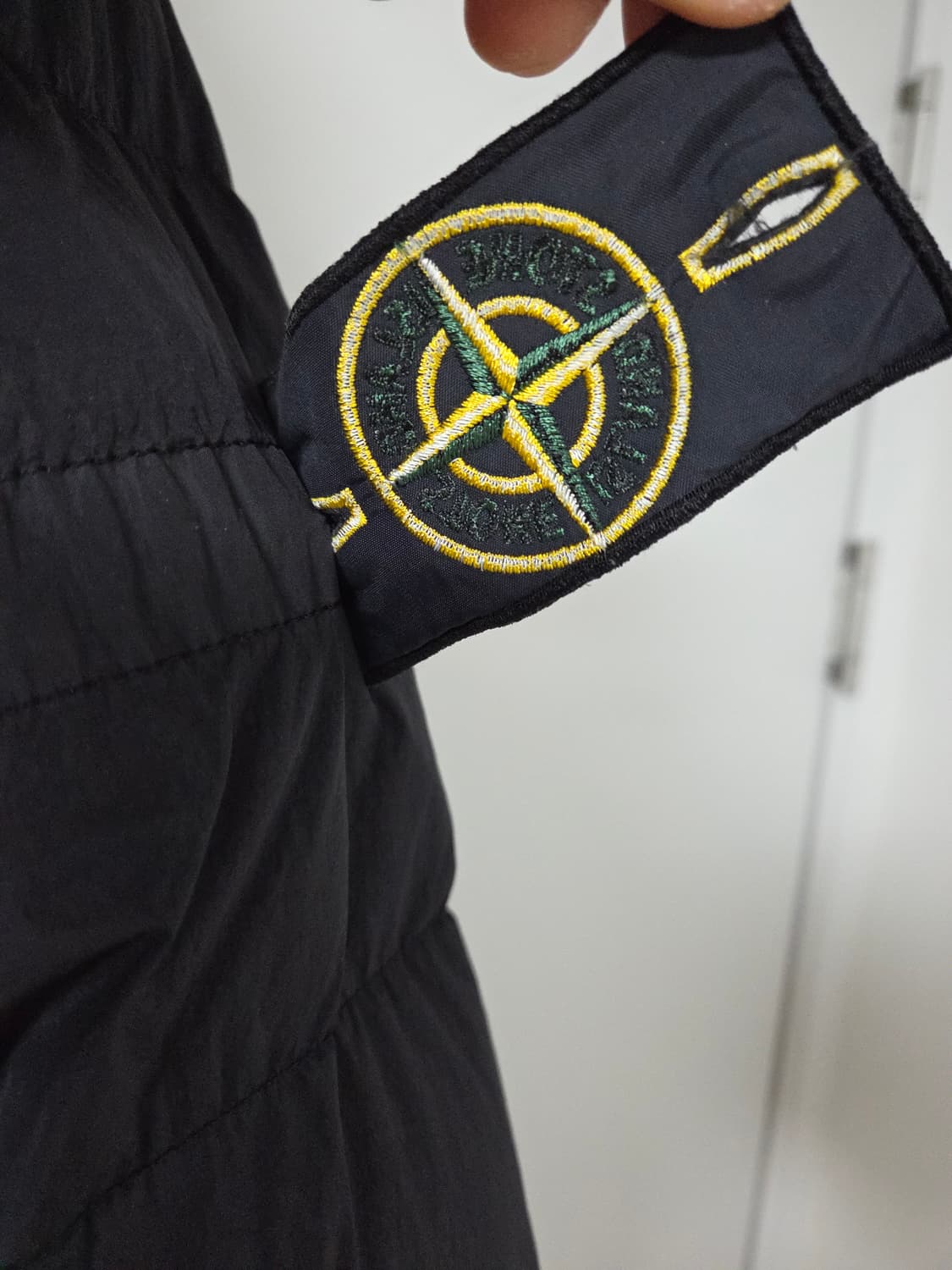 스톤아일랜드 16 드레이크 크링클랩스 롱패딩 블랙 L 상품이미지4