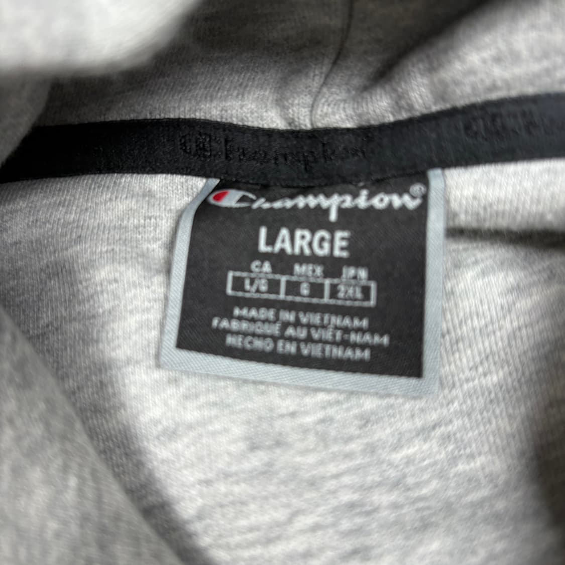 챔피온 그레이컬러 후드티 상품이미지3