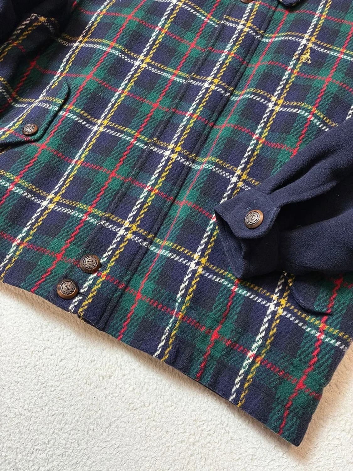 빈폴 90's G-9 헤링턴 울 체크 자켓 PN6385 상품이미지6