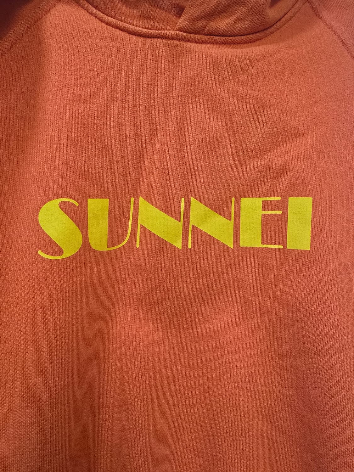 SUNNEI 오렌지 후드티 L 상품이미지6
