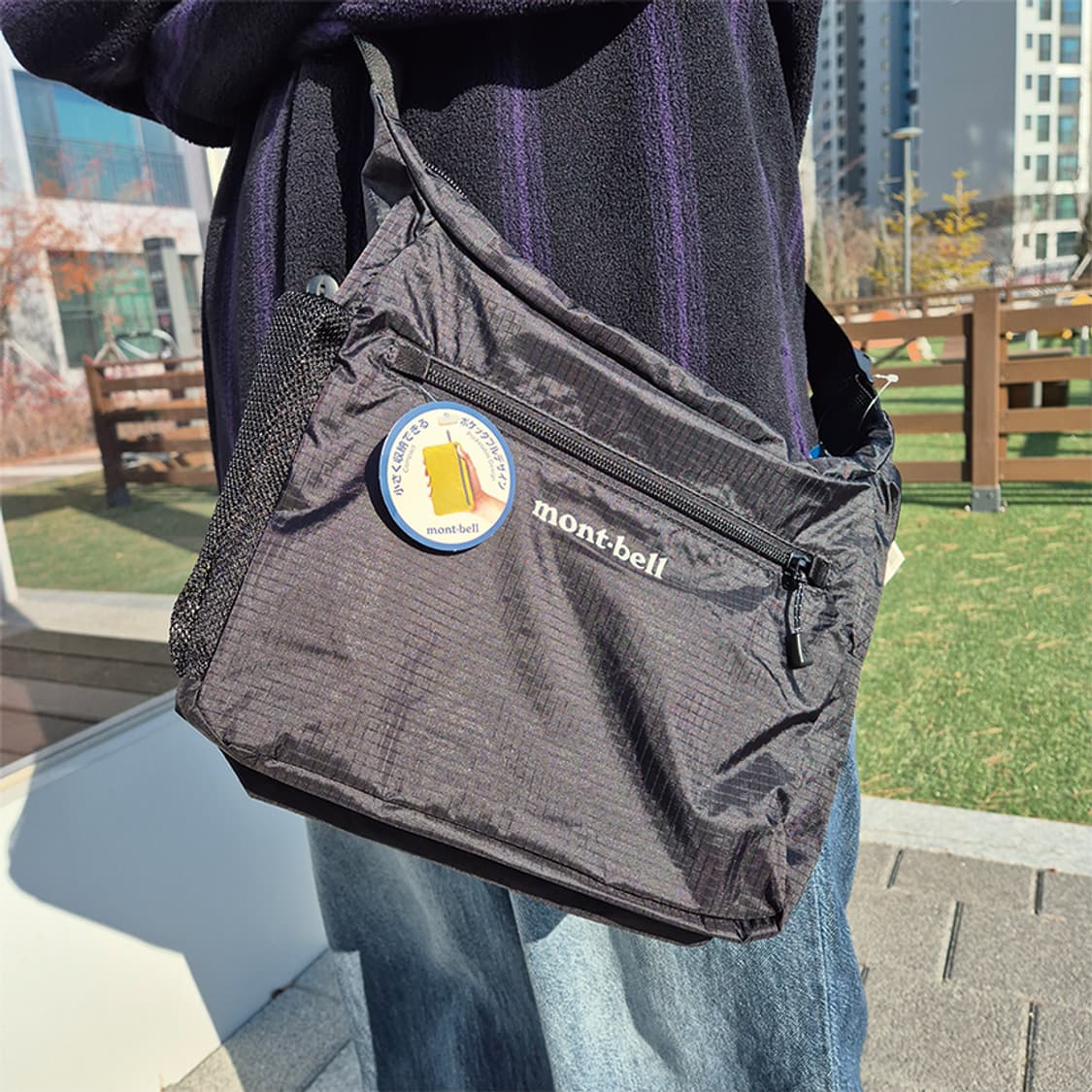 몽벨 포켓터블 라이트 숄더백 스몰 S 상품이미지2
