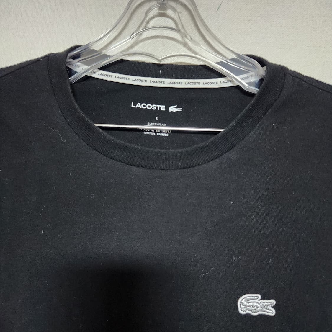 라코스테 슬리브 긴팔티 남95 상품이미지3
