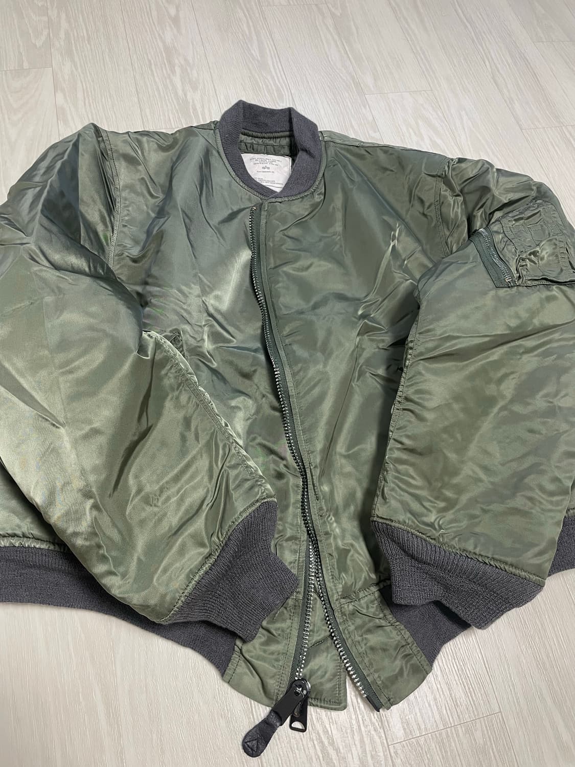 알파인더스트리 ma-1 XL 건담 컬러 100-105 빈티지 상품이미지8