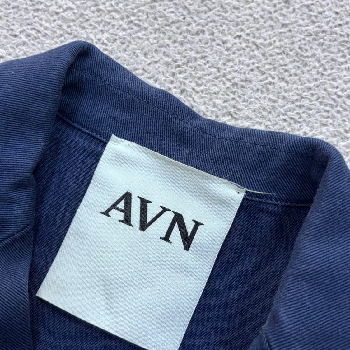 42 AVN 네이비 코튼 블레이저 자켓 0616E 상품이미지3