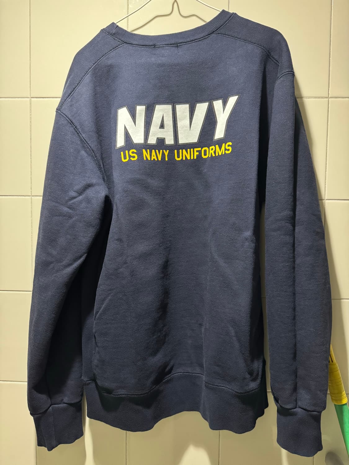 커버낫 US NAVY 시그니처 오버핏 맨투맨 L사이즈 상품이미지2