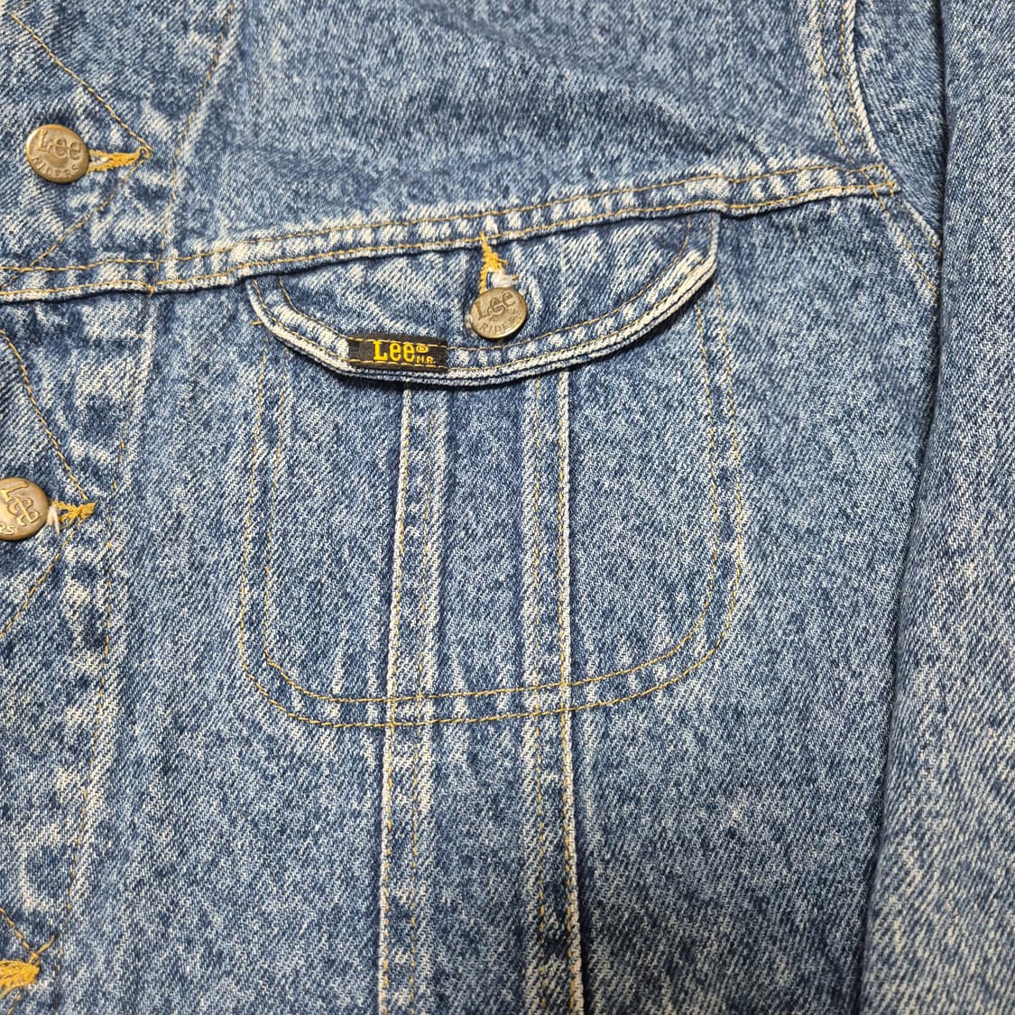 90s Lee Riders 데님 자켓 made in USA (XL) 상품이미지2