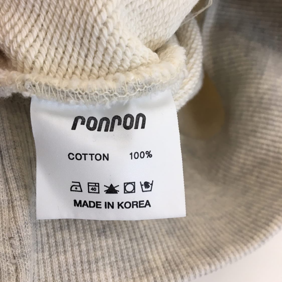 RONRON 론론 볼레로 크롭 스퀘어넥 FREE 오트밀  상품이미지6