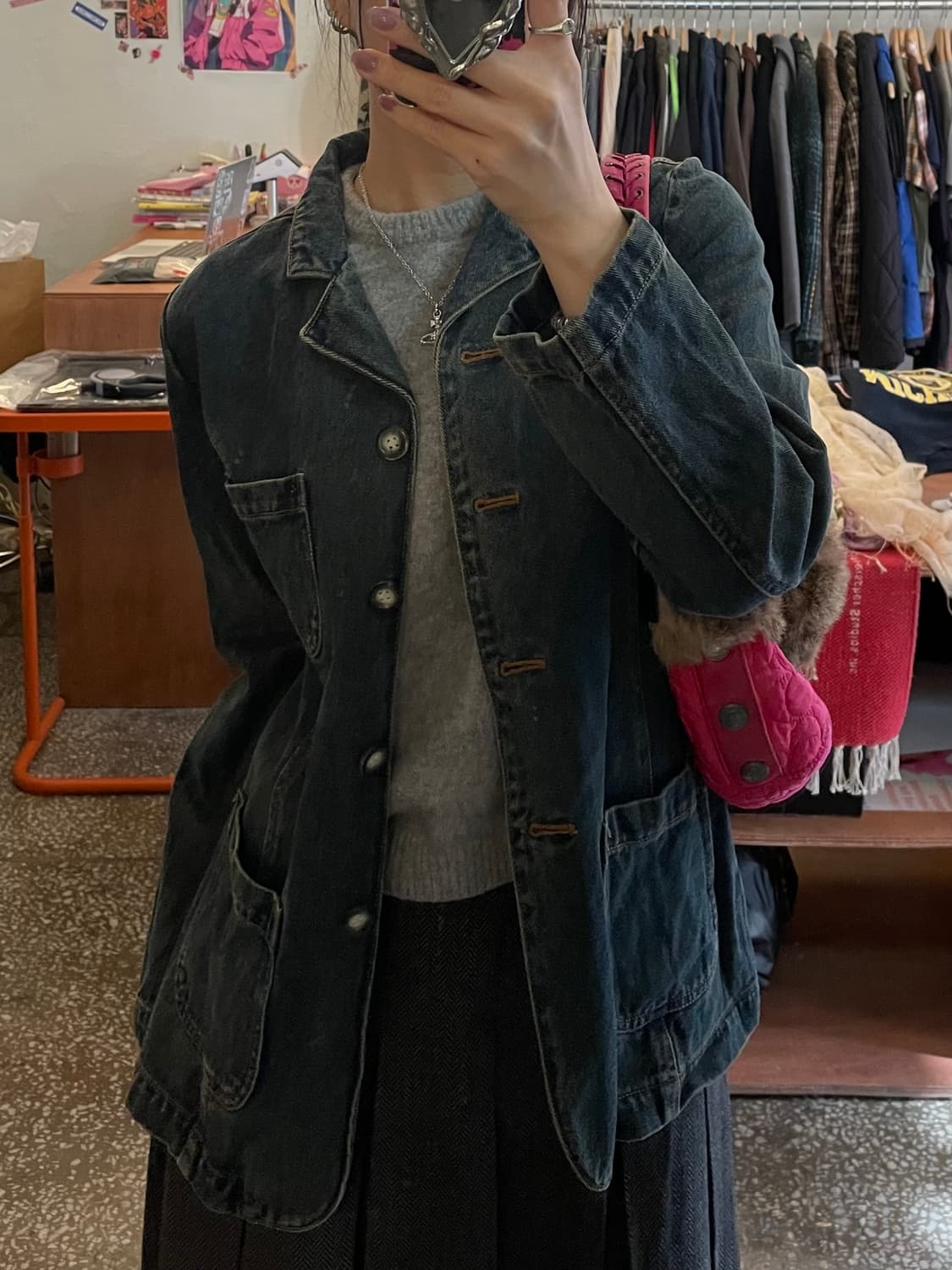 데님 블레이저 자켓 [무배] 상품이미지1