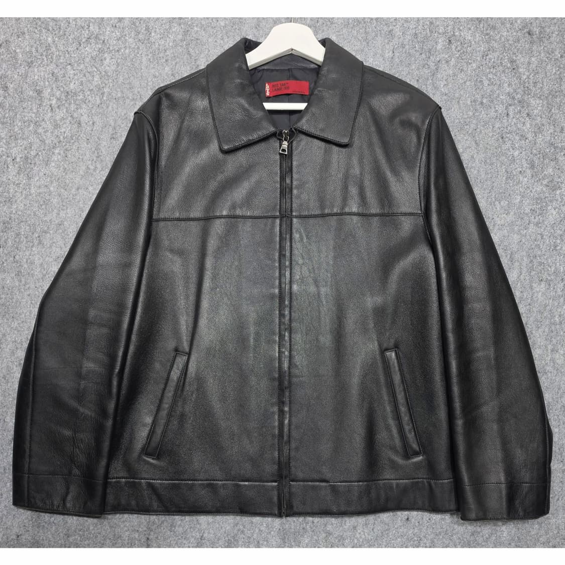 리바이스 레드탭 싱글 카라 집업 양가죽자켓 레더자켓 L 상품이미지1