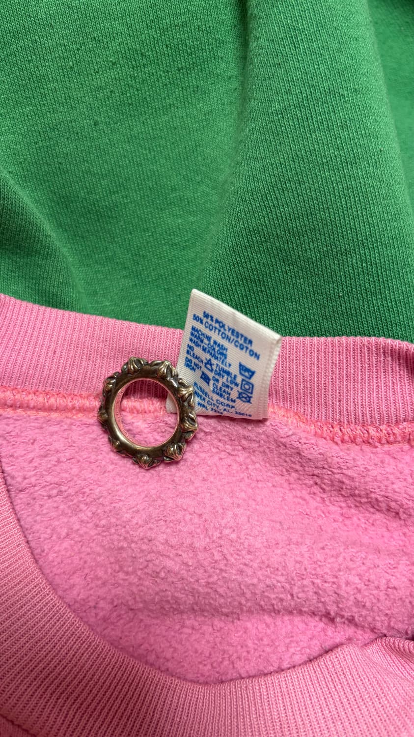 80s USA 🇺🇸 russell pink L 스웻 맨투맨 상품이미지8