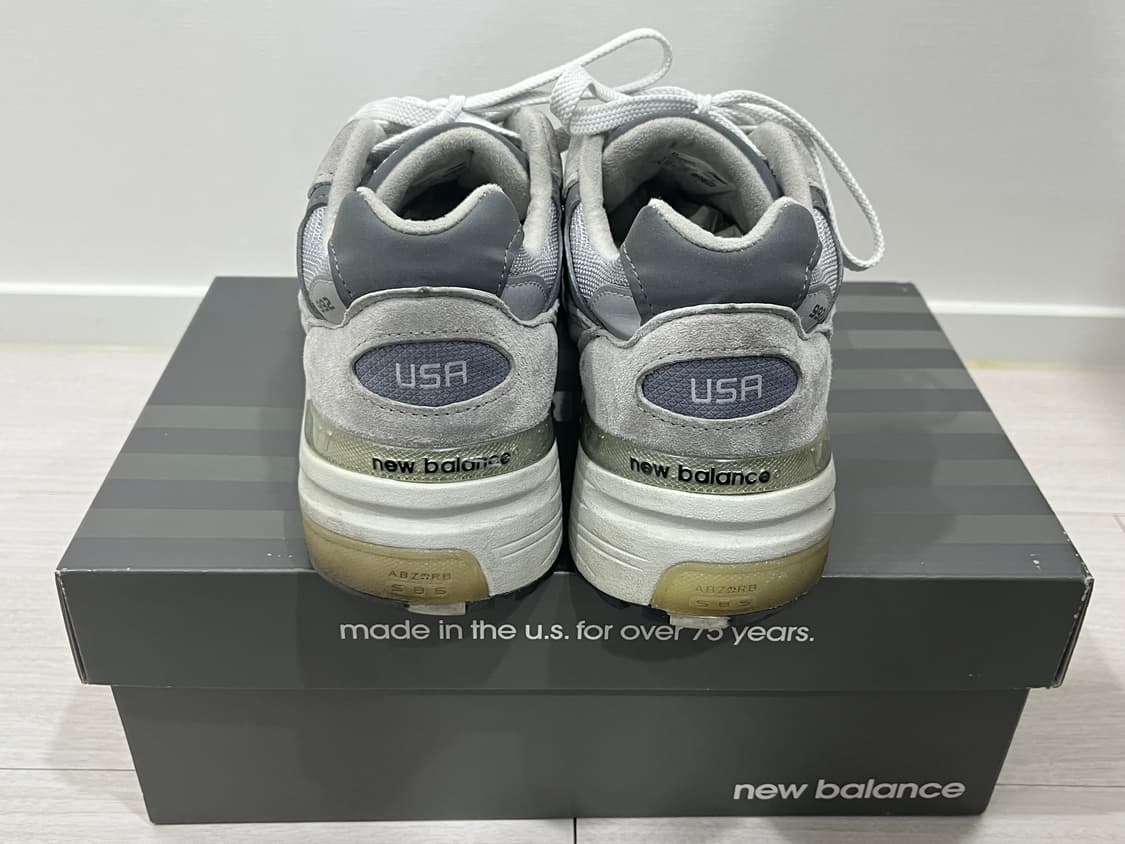 뉴발란스 992 메이드 인 USA 그레이 - D 스탠다드 상품이미지3