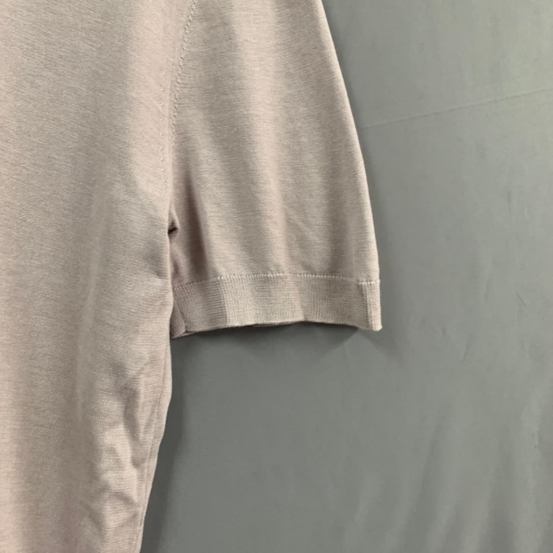 S COS 코스 실크 혼방 니트 PK 반팔 카라티 상품이미지3