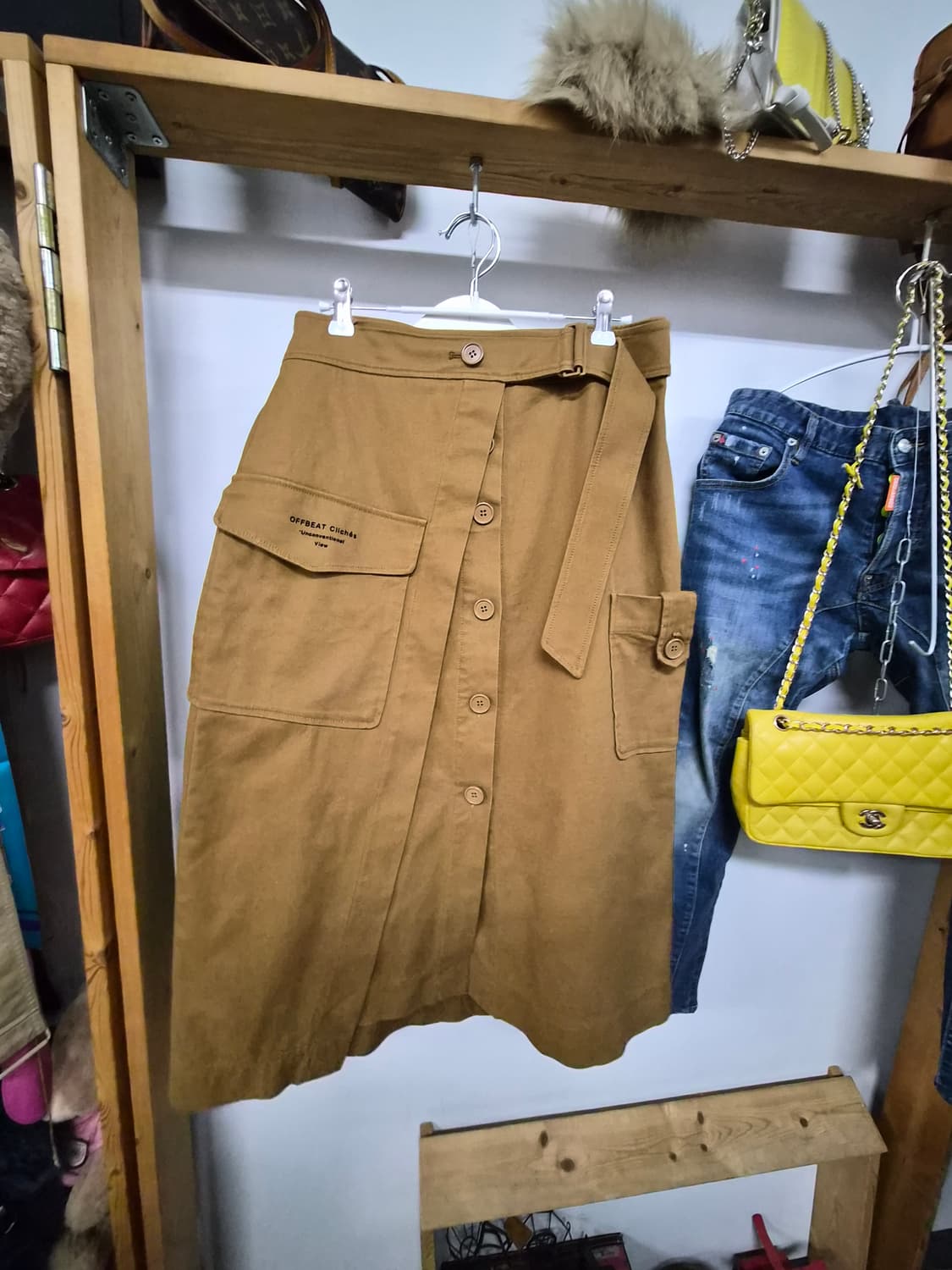 well known 그린 케이블 가디건.쥬시쥬디 면스판 스커트 상품이미지7