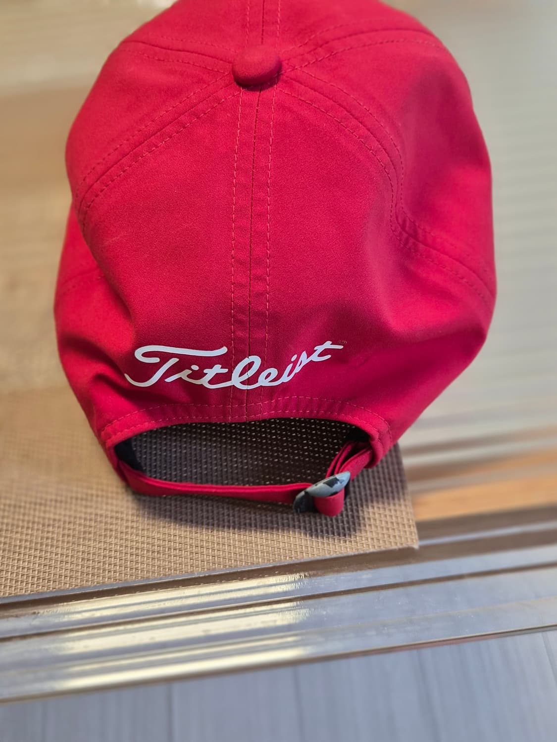 [정품] 타이틀리스트 스태이드라이(StaDry) 골프 모자 - 레드 상품이미지2