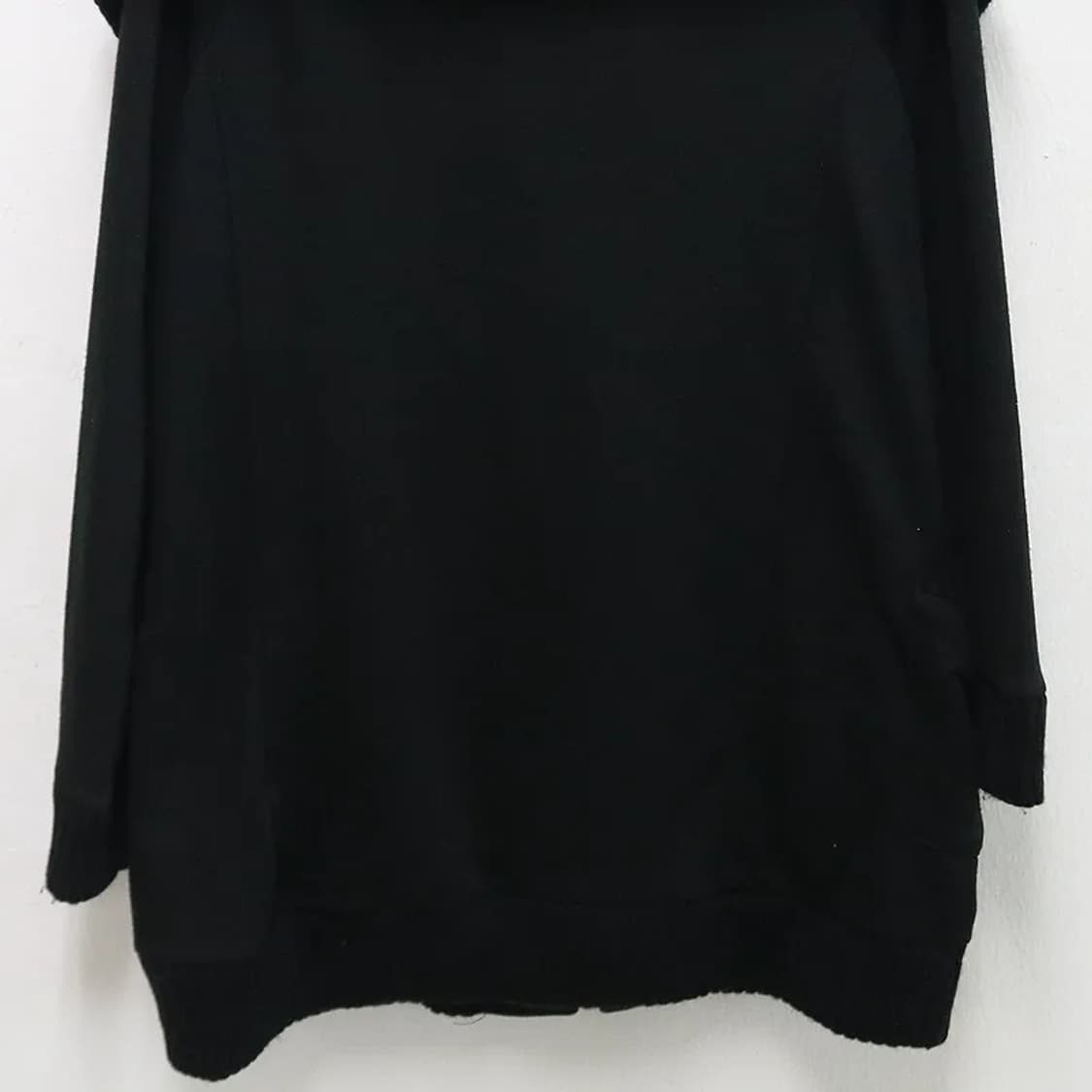 CUTIE BLONDE 블랙 후드 집업 60507 상품이미지6