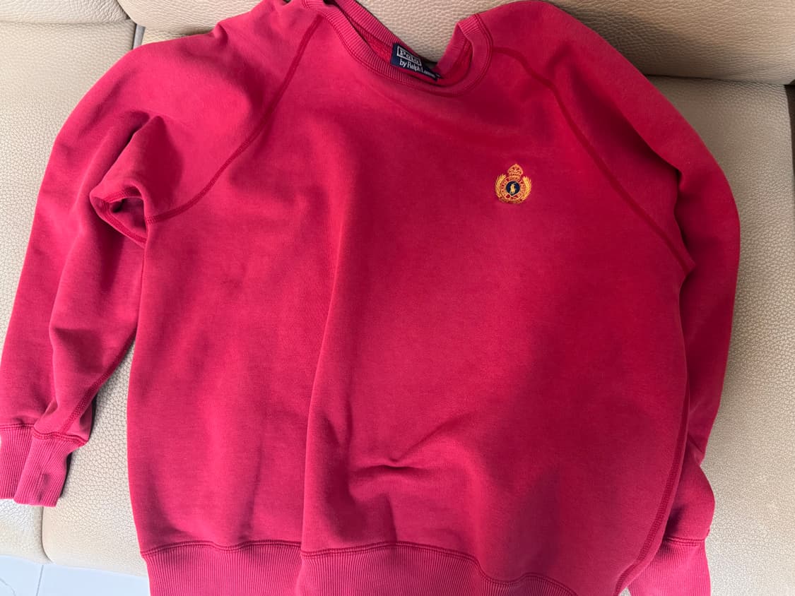 빈티지 폴로 크레센트 로고 스웻셔츠 맨투맨 상품이미지2