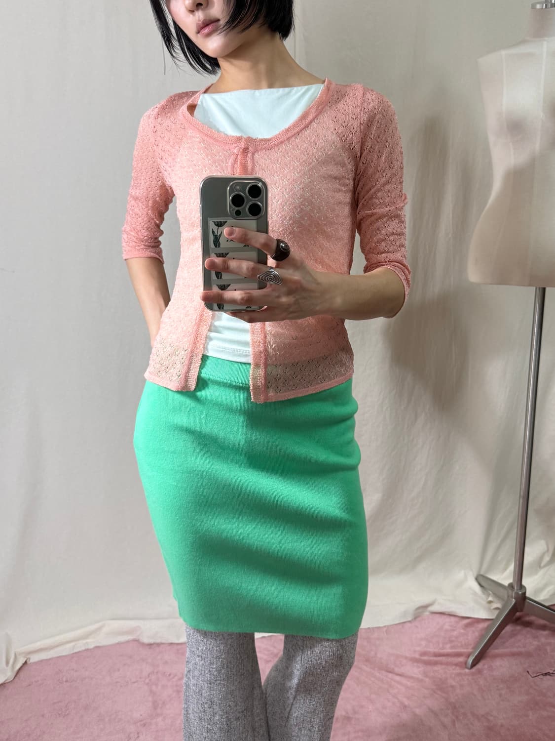 Benetton 니트 스커트 (Italy) 상품이미지3