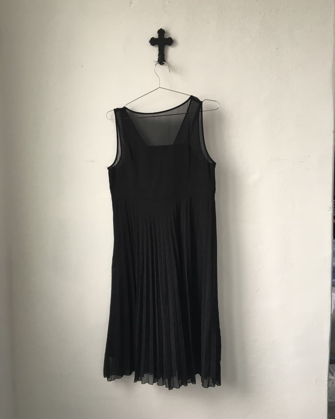 Ribbon point pleats sleeveless onepiece 상품이미지4