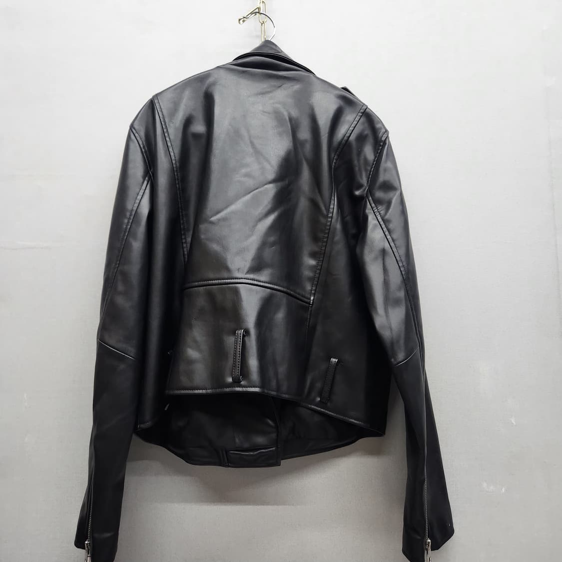 자라 에코 라이더 견장 가죽자켓 XXL(L) 상품이미지4