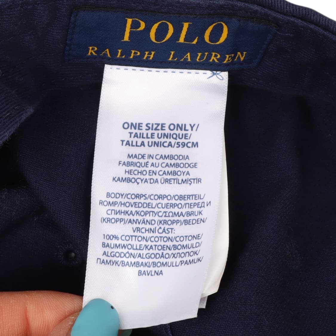 폴로 랄프로렌 네이비 코튼 볼캡 상품이미지7