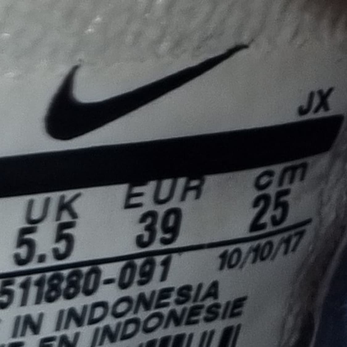 나이키 오세아니아 텍스타일 블랙 실버 운동화250  상품이미지6