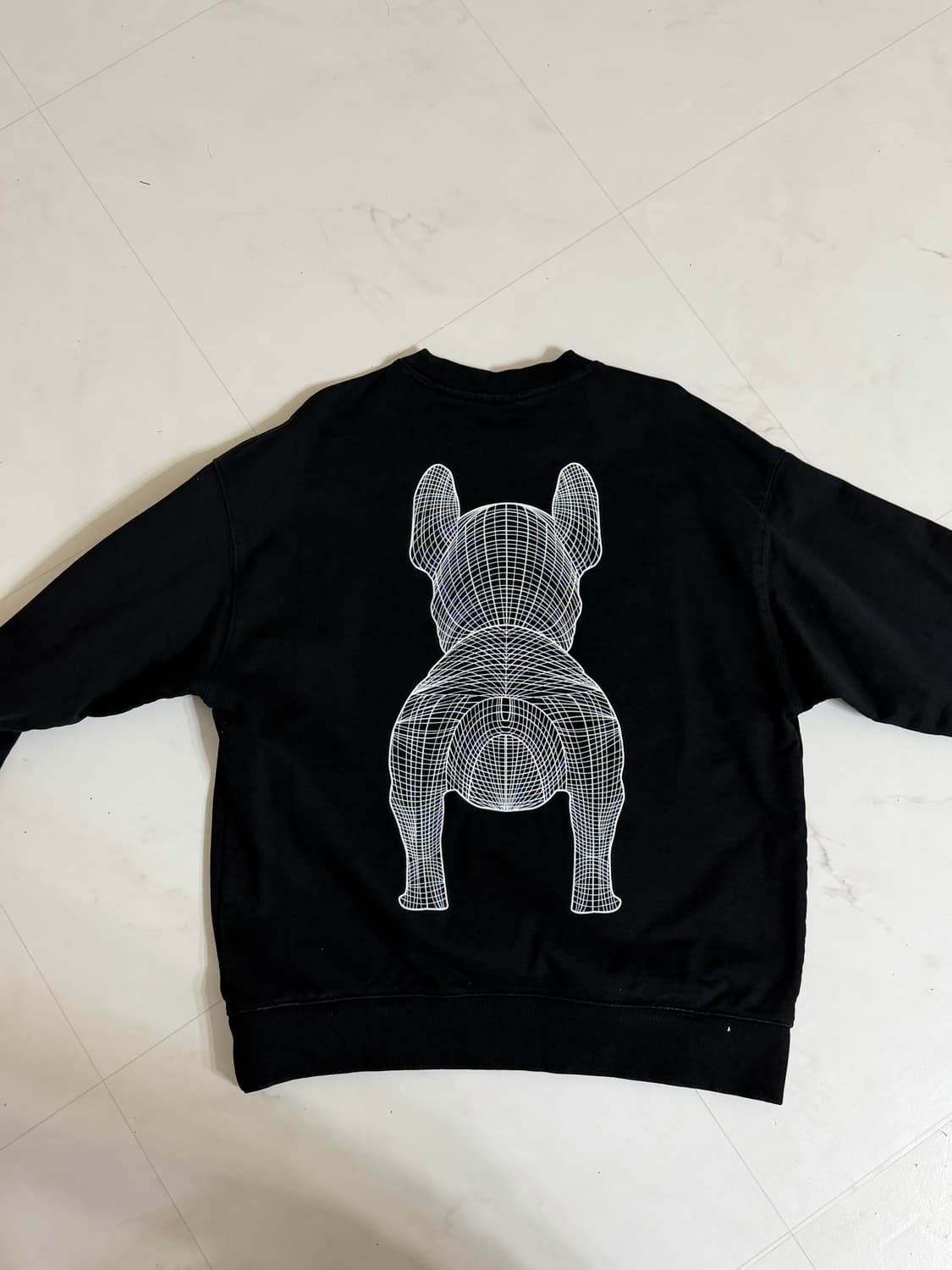 라이프워크 맨투맨 L 블랙 상품이미지2